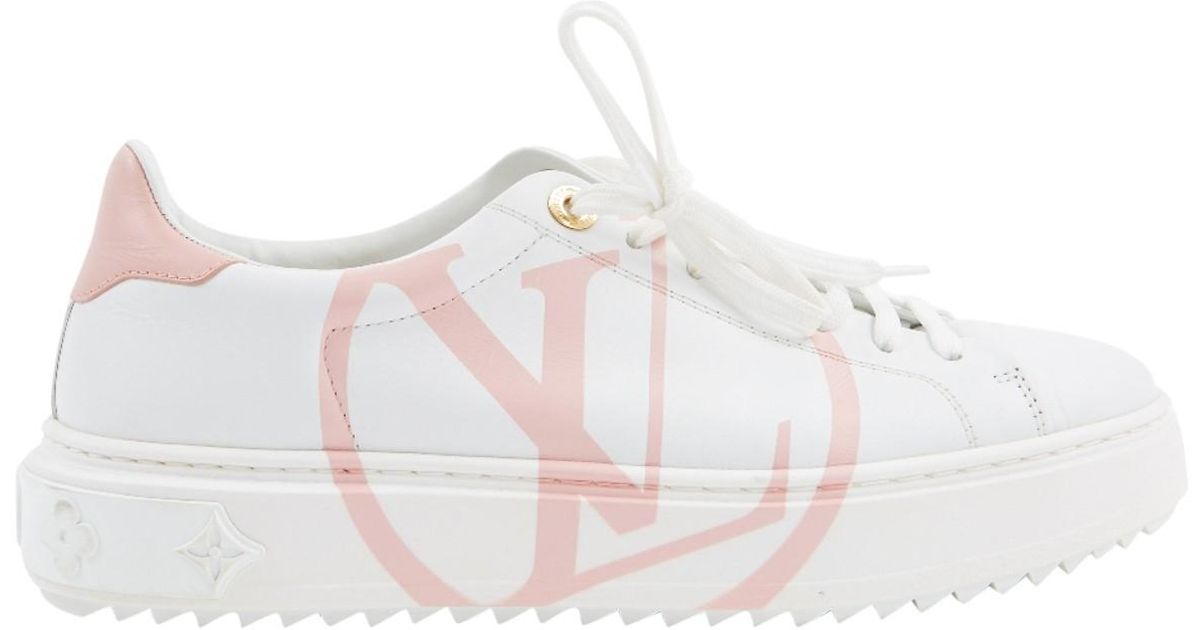 louis vuitton time out trainer pink