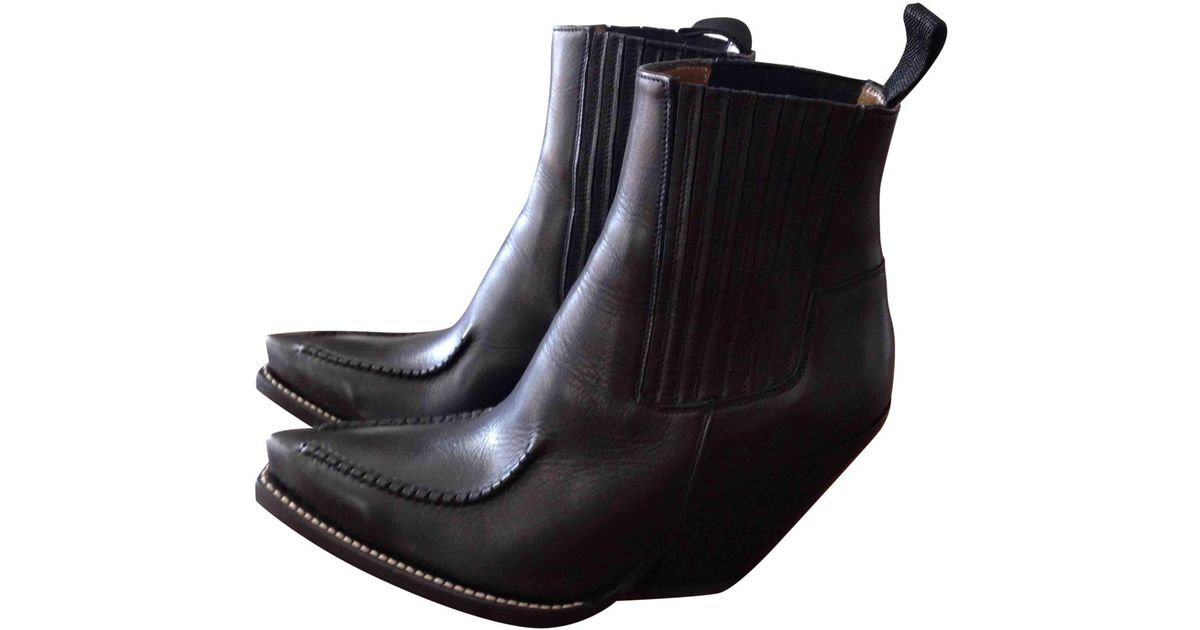 celine western boots
