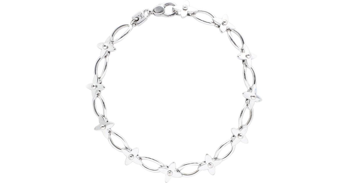 Louis Vuitton Idylle Blossom Silver White Gold Bracelets in Metallic - Lyst