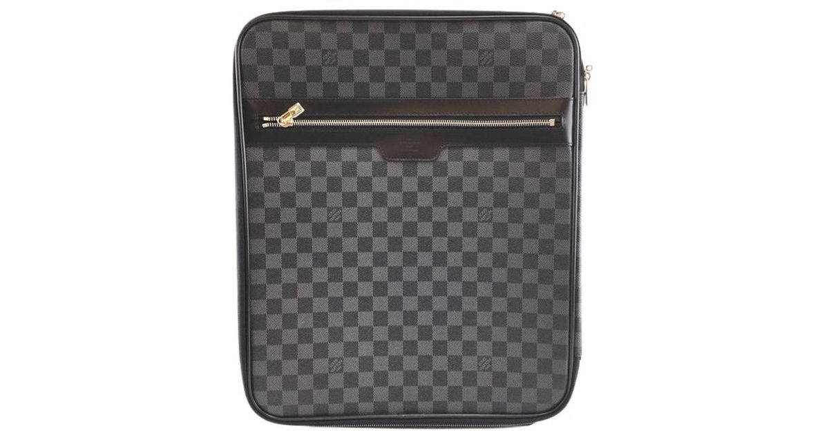 Louis Vuitton Pegase Cloth Travel Bag in Grey (Gray) for Men - Lyst