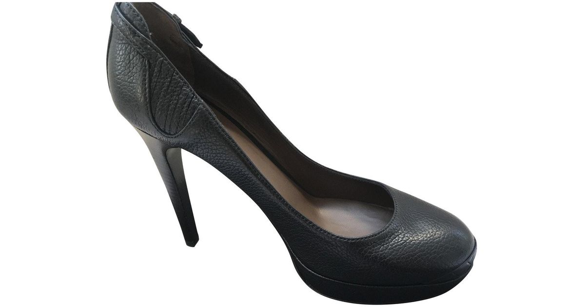 bottega heels black