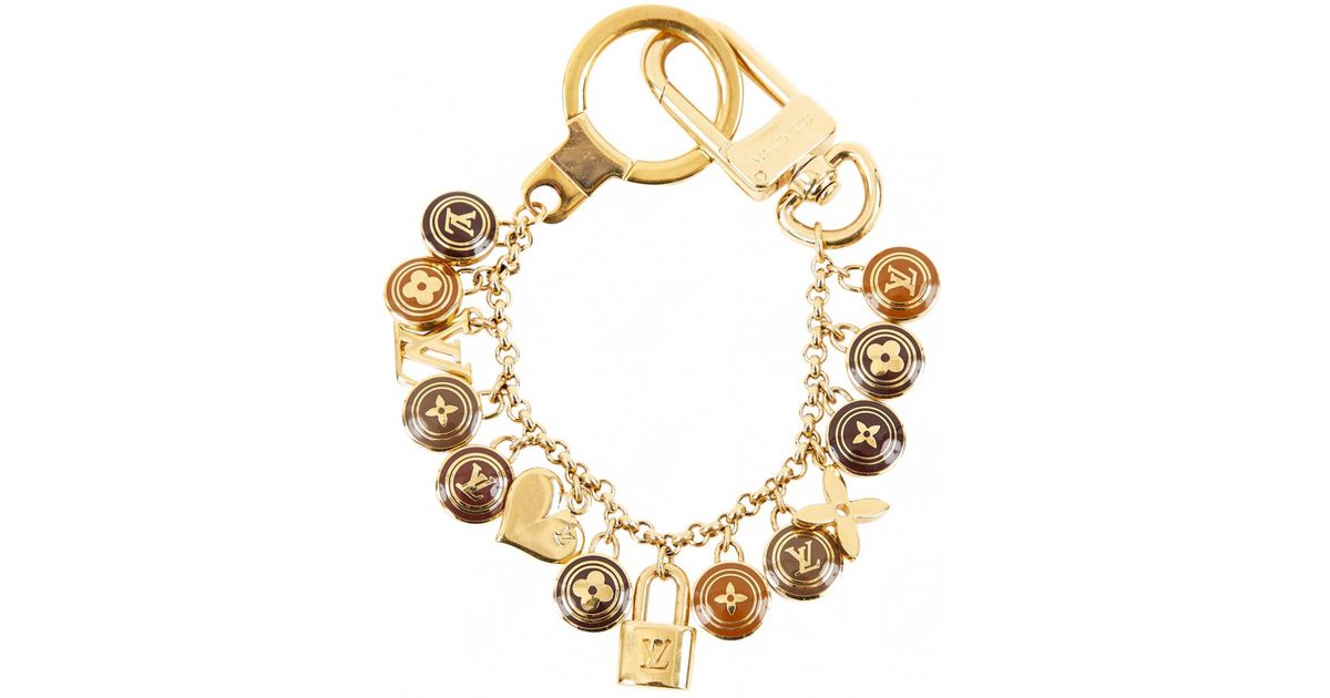 Louis Vuitton Pre-owned Bag Charm in Gold (Metallic) - Lyst