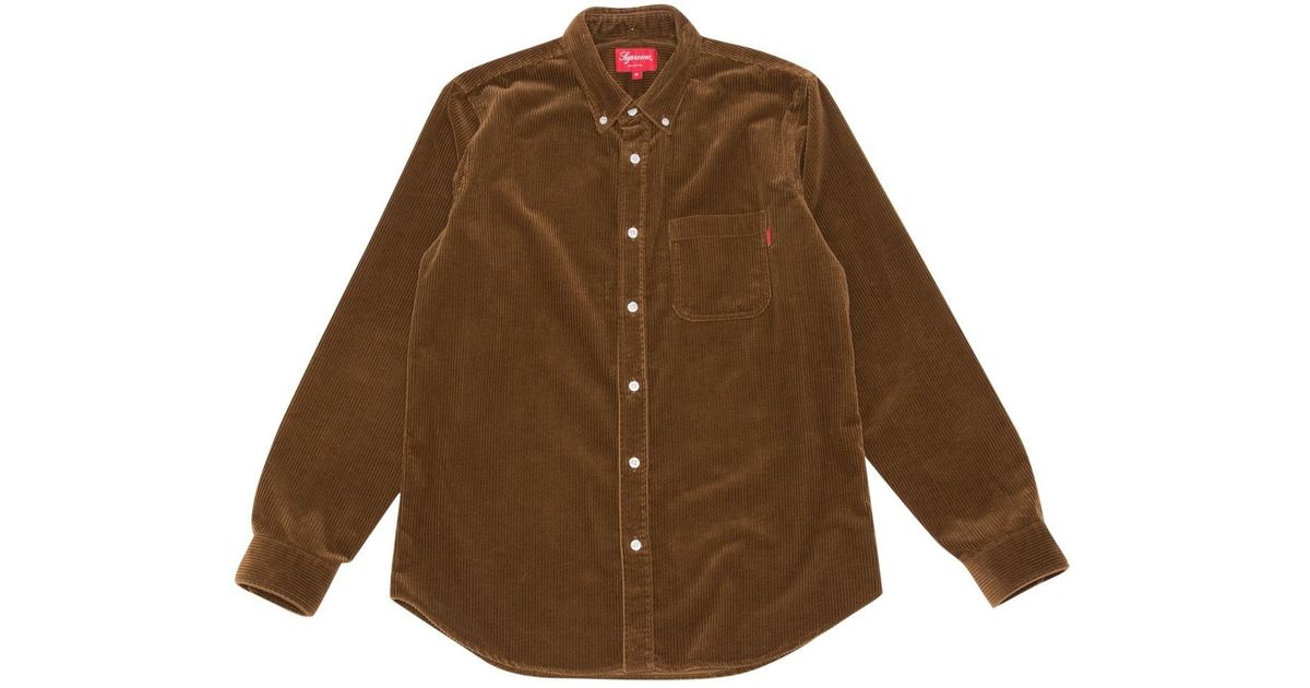 supreme velvet shirt