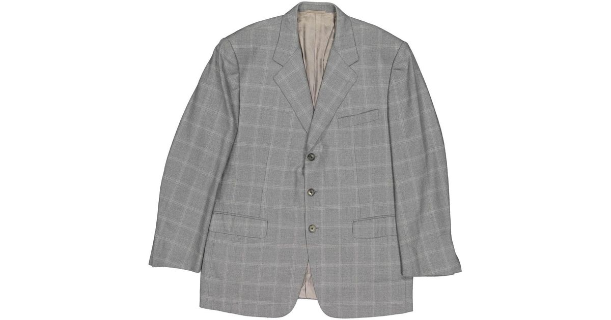 Dior Wool Vest in Grey (Gray) for Men - Lyst