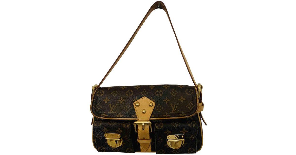 Louis Vuitton Beverly Cloth Handbag in Brown - Lyst