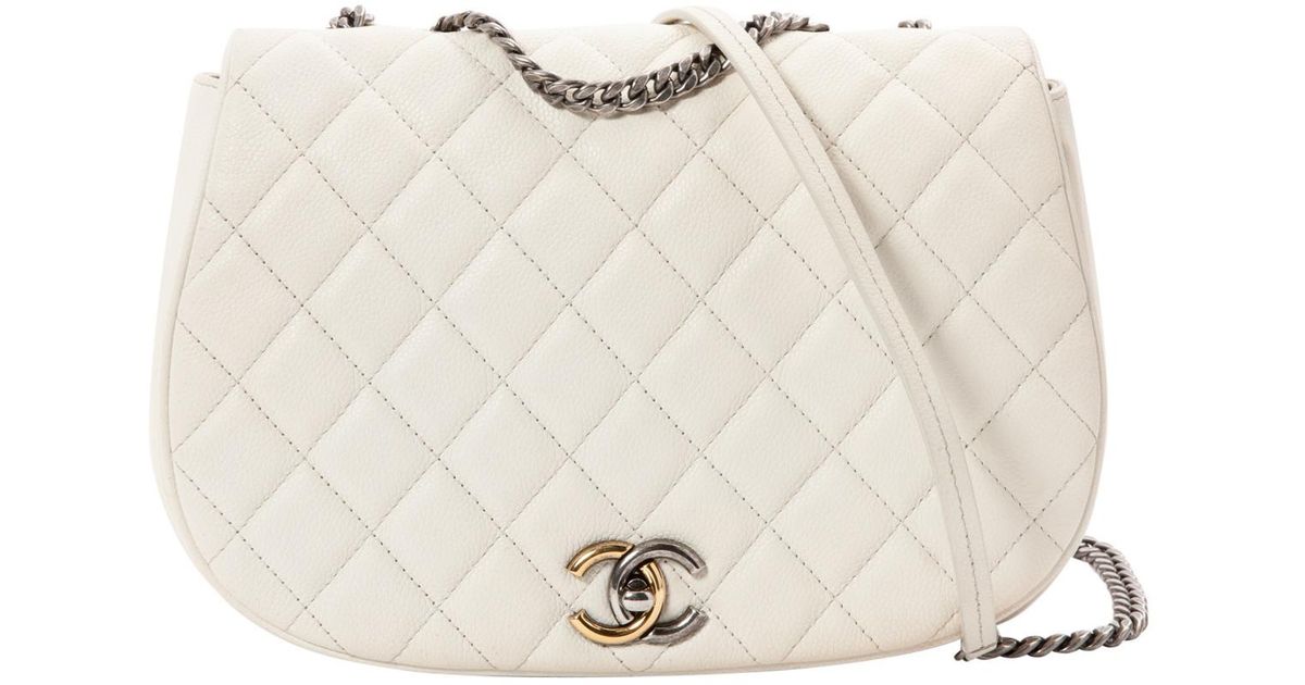 white chanel crossbody