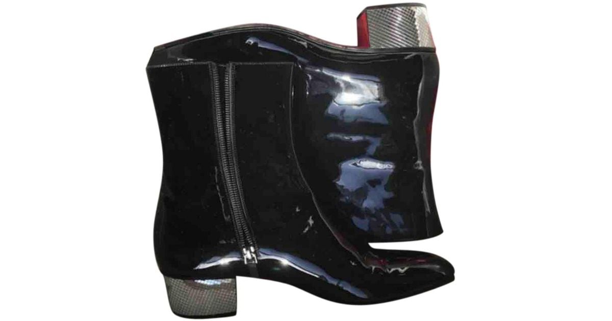 christian louboutin by the river leather boot