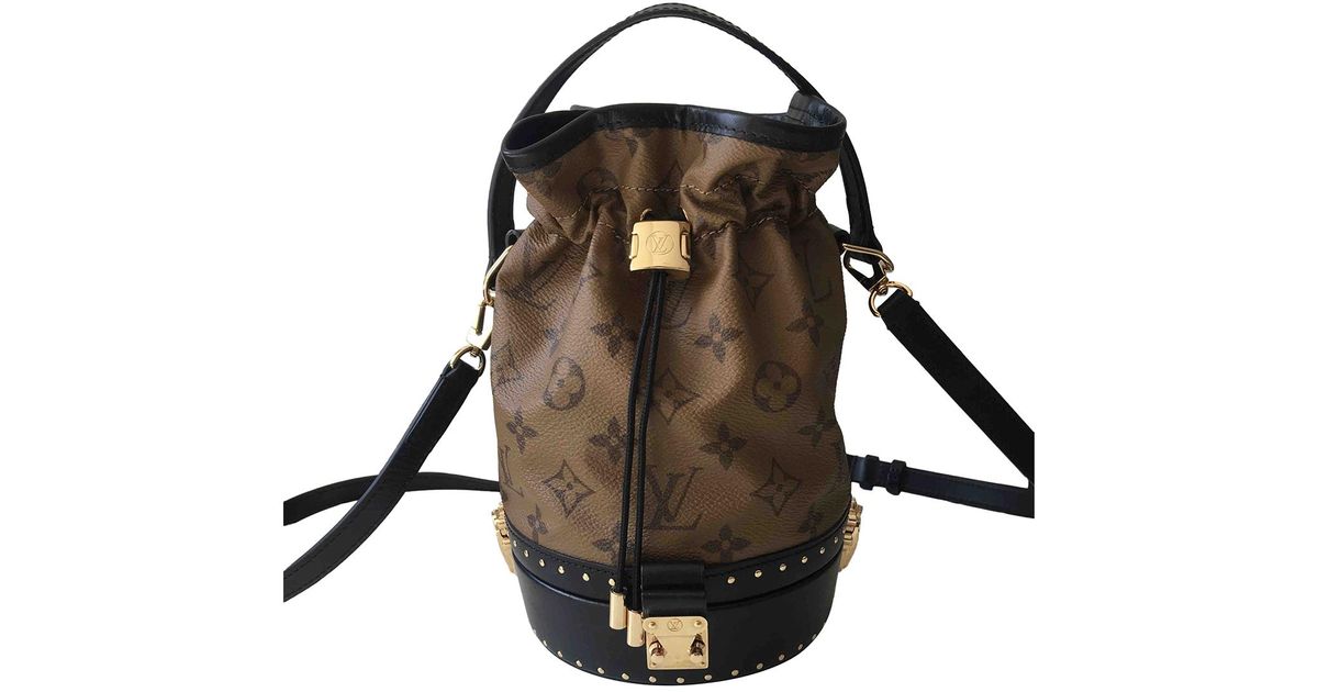 Louis Vuitton Petit Noé Trunk Cloth Handbag in Brown - Lyst