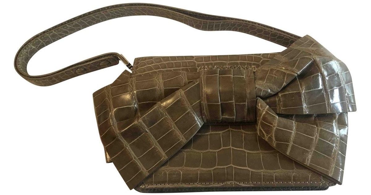 valentino alligator bag