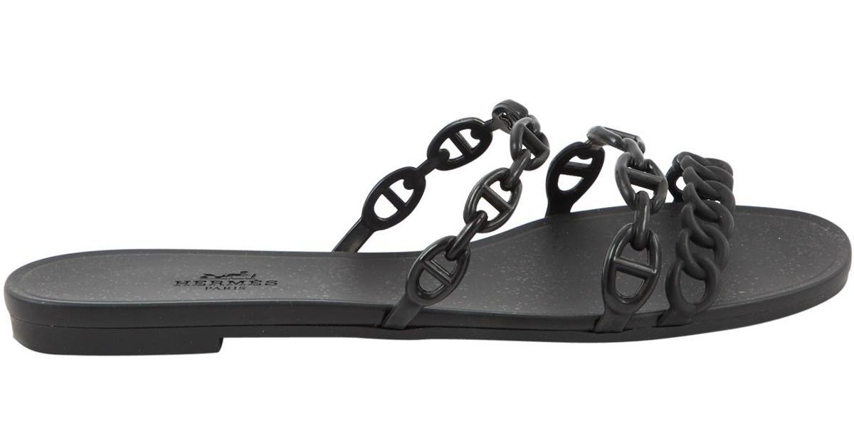 hermes plastic sandals