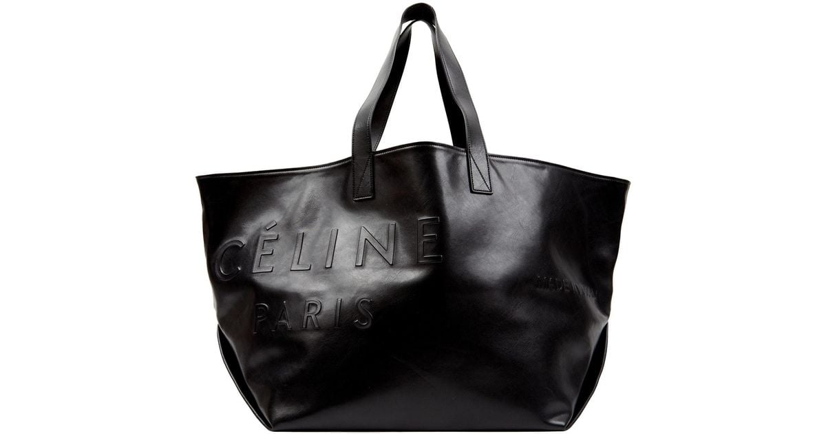 celine made in tote black