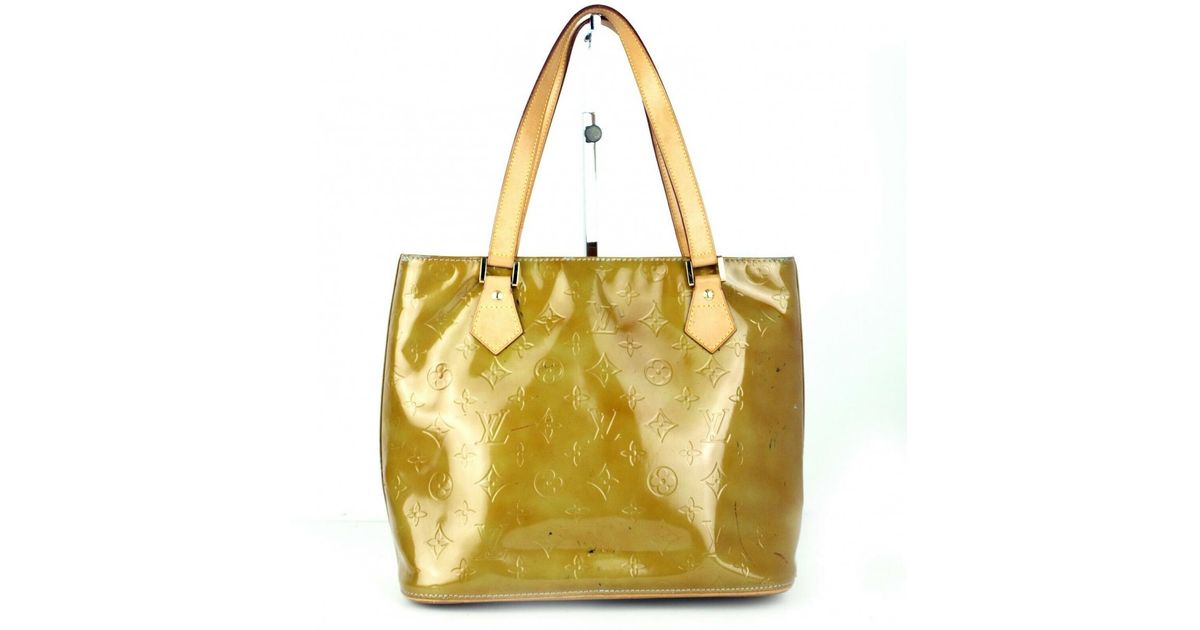 Louis Vuitton Houston Leather Handbag in Yellow - Lyst