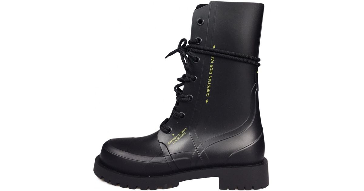 diorcamp rubber ankle boot