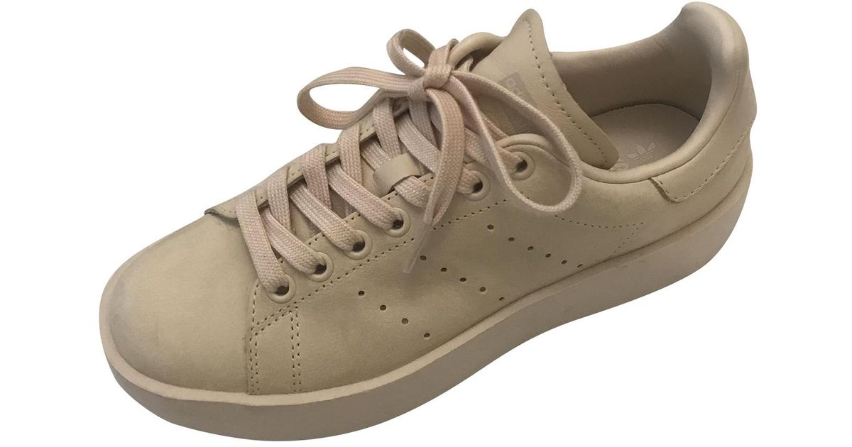 stan smith beige suede