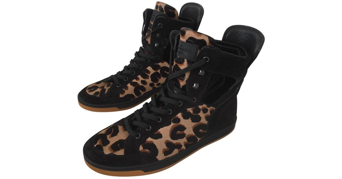 louis vuitton leopard shoes