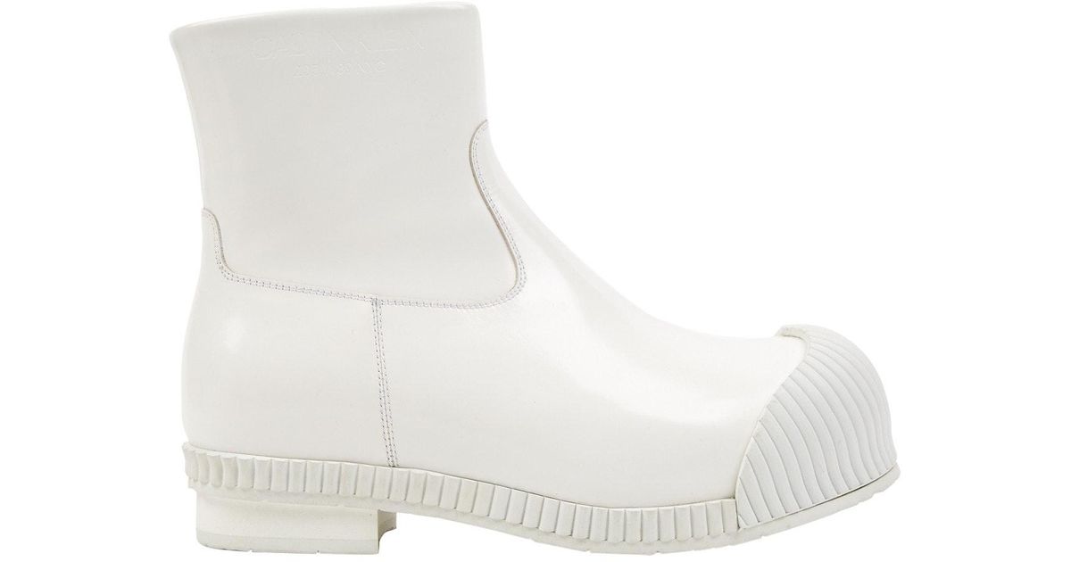 calvin klein 205w39nyc white boots