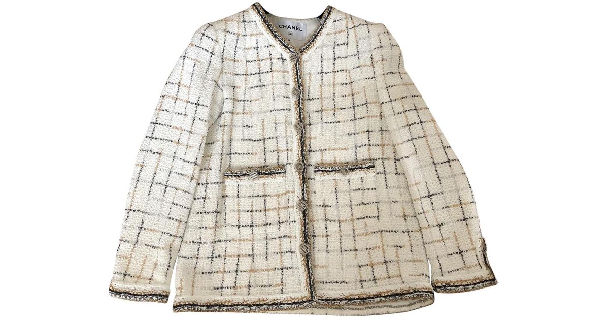 chanel white jacket