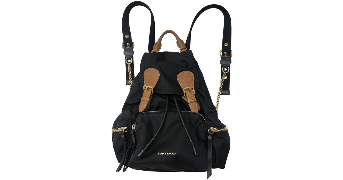 burberry black backpack