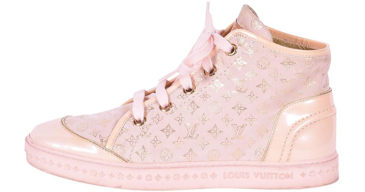 louis vuitton trainers pink