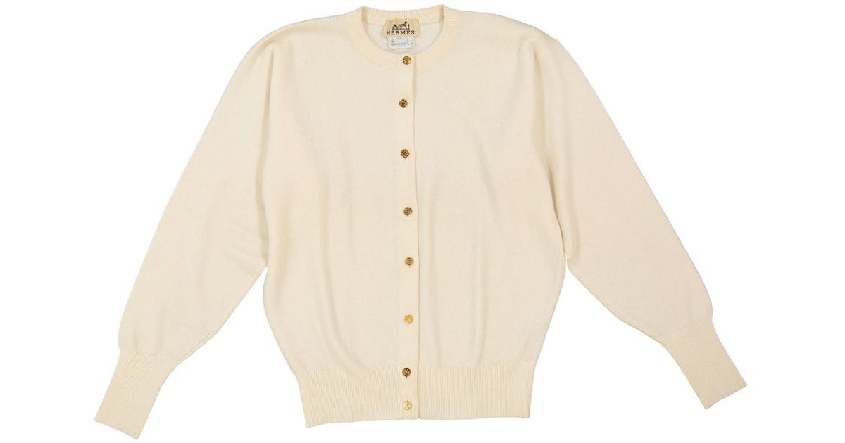 hermes cashmere cardigan