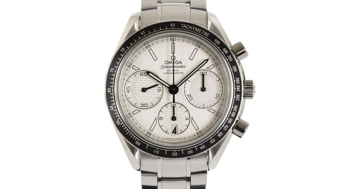 omega speedmaster automatic white dial