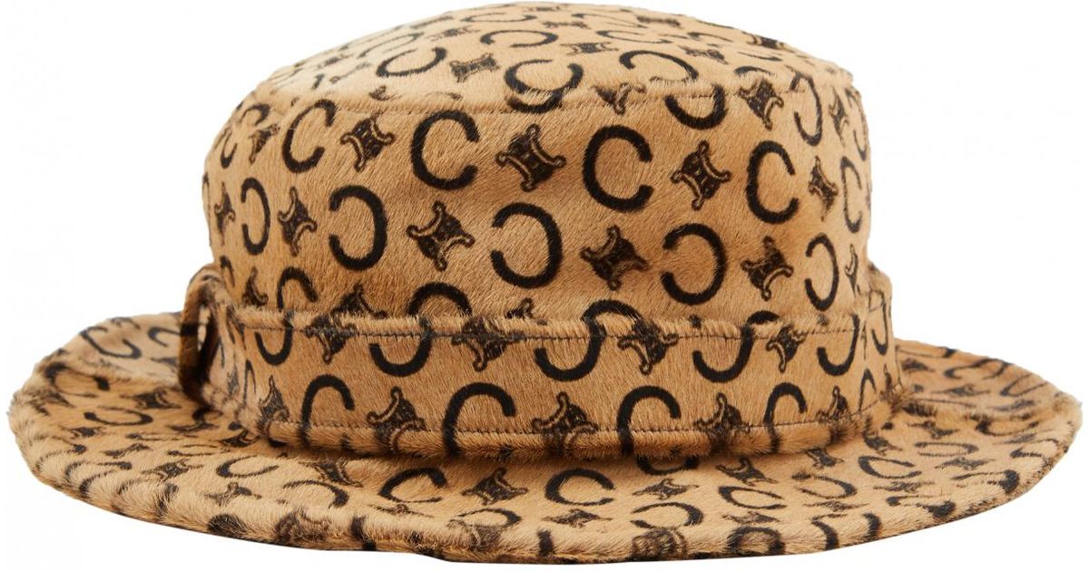 camel leather hat