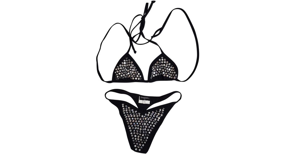 chanel two piece swimsuit