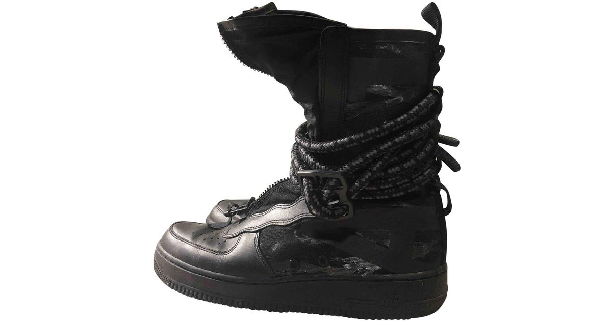air force black boots