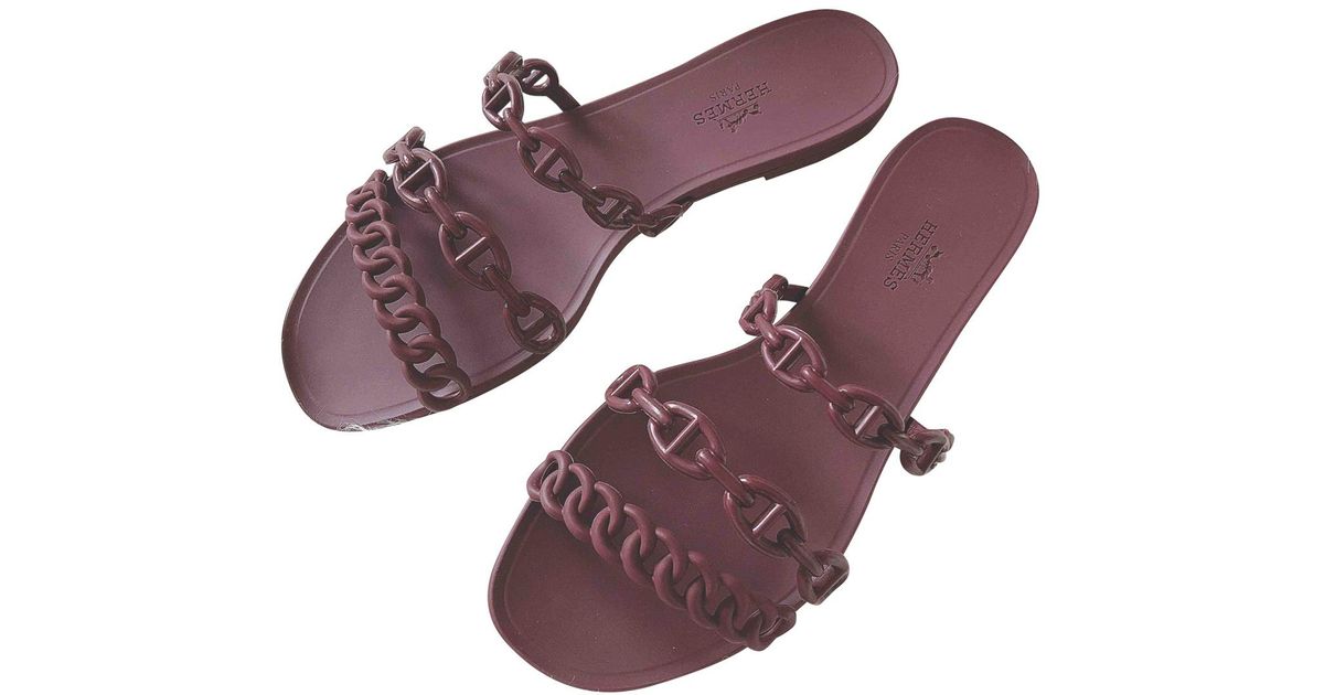 hermes sandal jelly