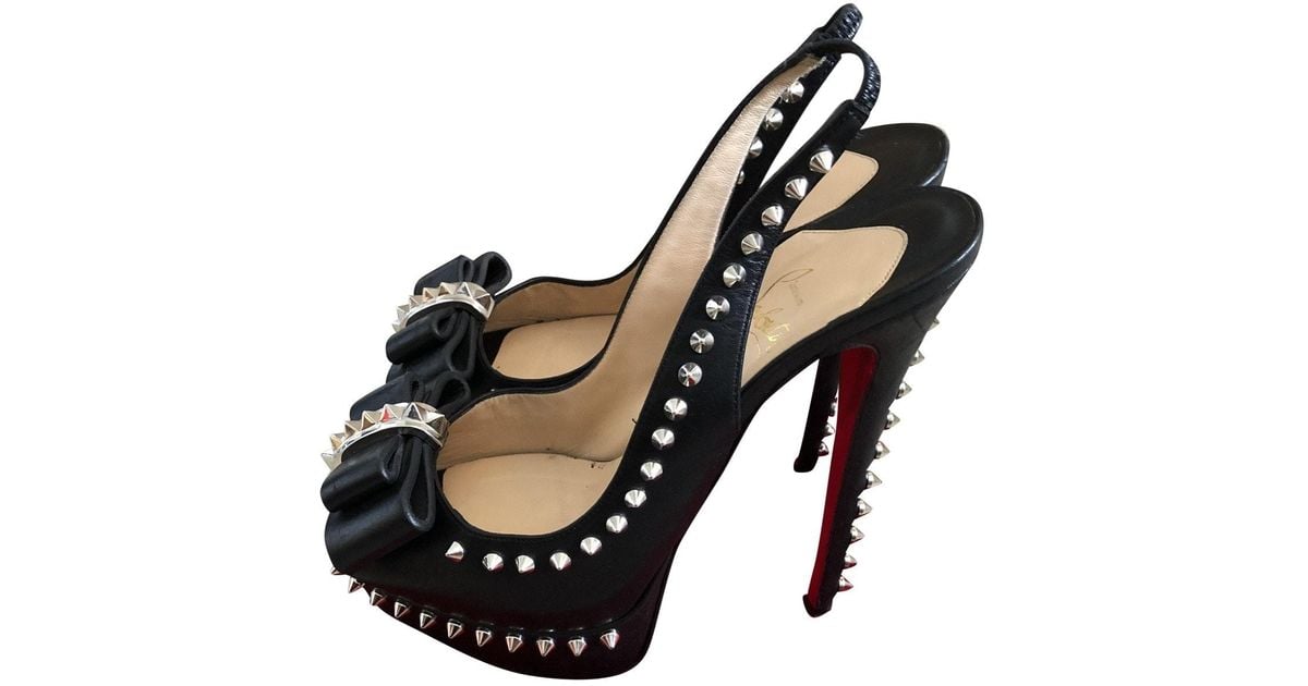black christian louboutin heels sale