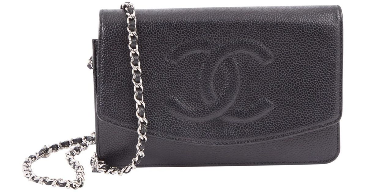 Chanel Black Leather Crossbody Bag