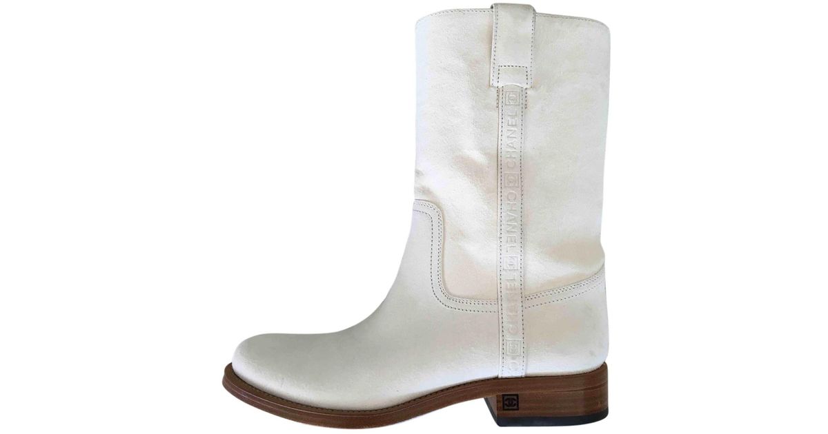 chanel cowboy boots