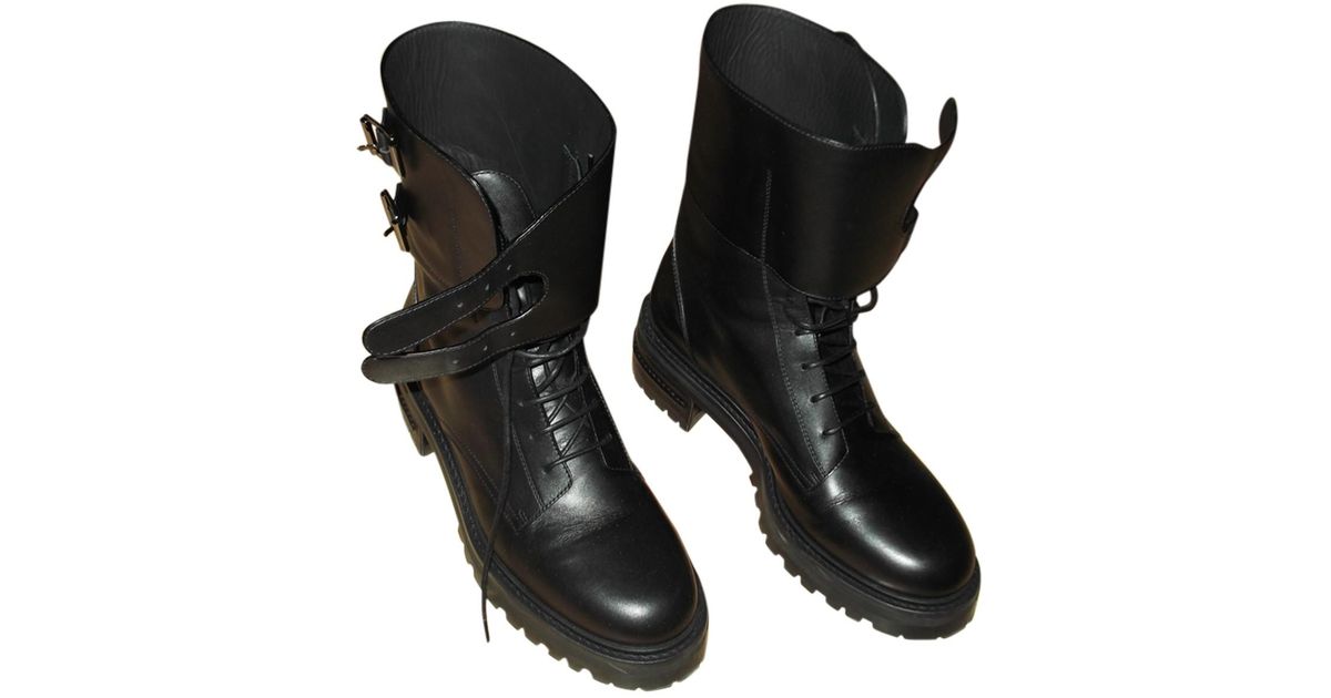 dior biker boots