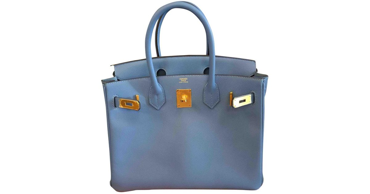 birkin 30 blue