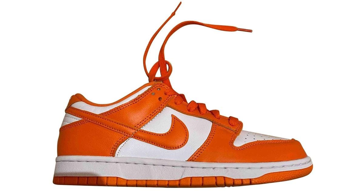 orange dunks shoes