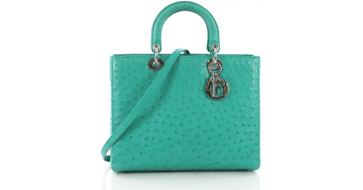 dior ostrich bag