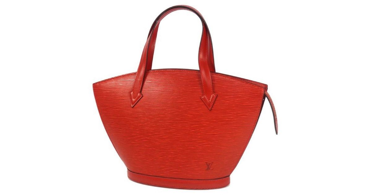 Louis Vuitton Leather Handbag in Red - Lyst