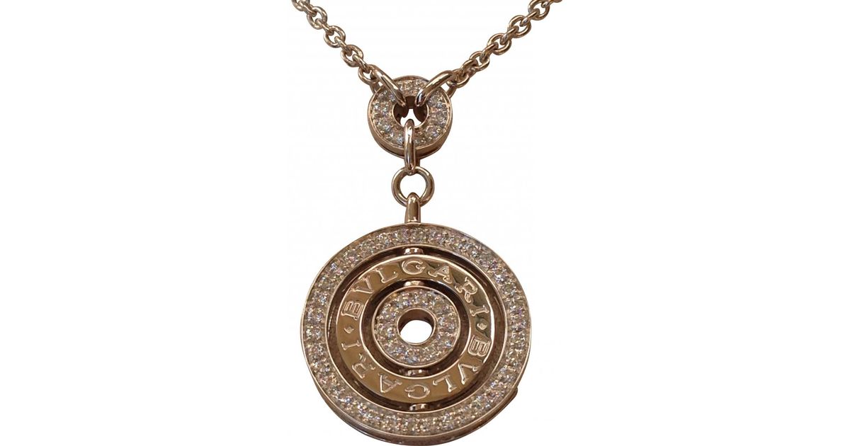 bvlgari gold pendant