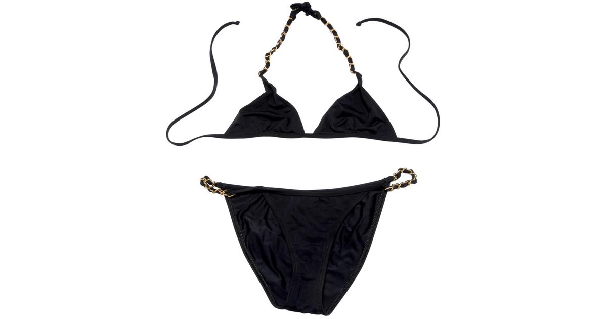 chanel swimsuit two piece