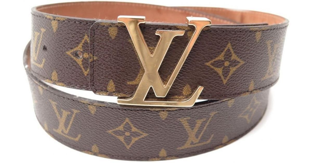 Louis Vuitton Pre-owned Cloth Belt in Brown - Lyst