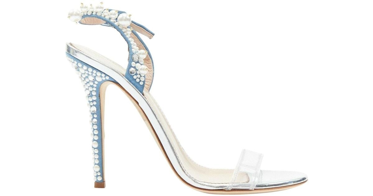 giuseppe blue heels