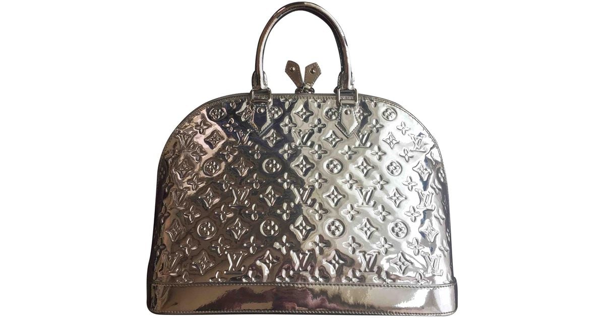 Louis Vuitton Alma Patent Leather Handbag - Lyst