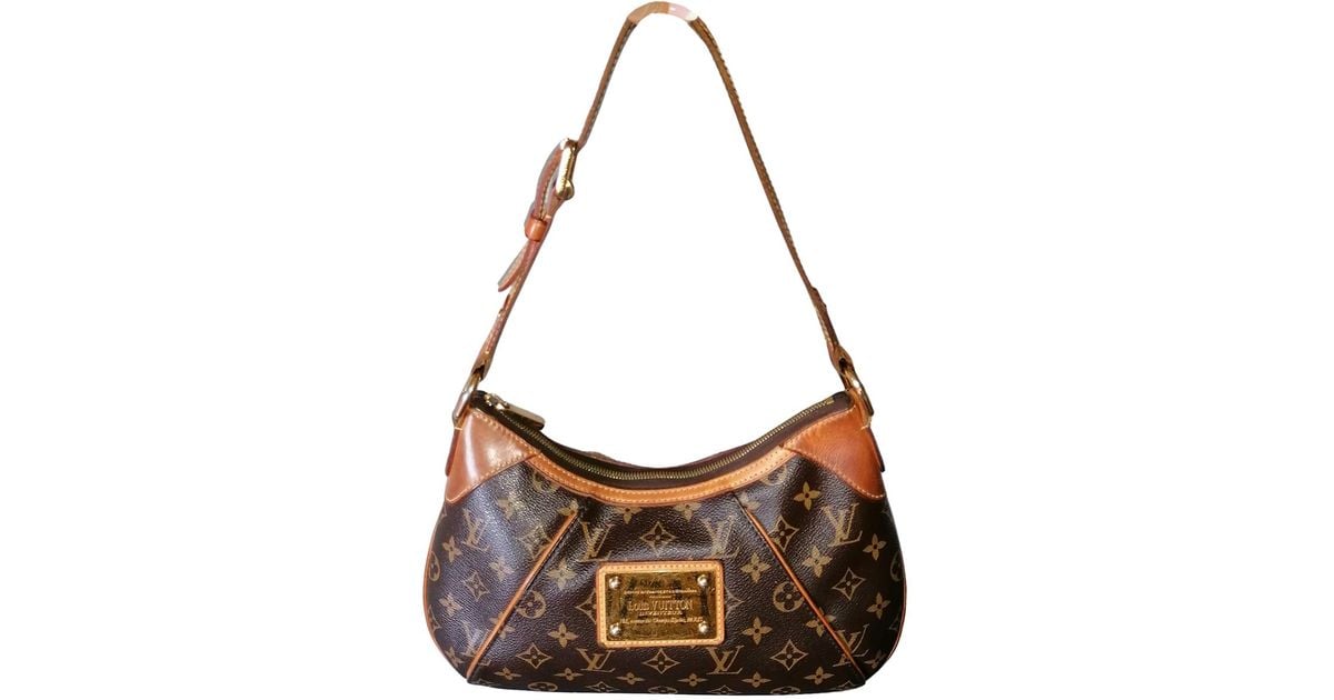 Louis Vuitton Galliera Cloth Handbag in Brown - Lyst