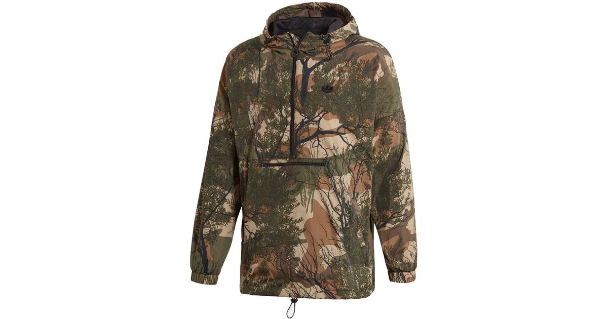 regen blocked shell camo windbreaker