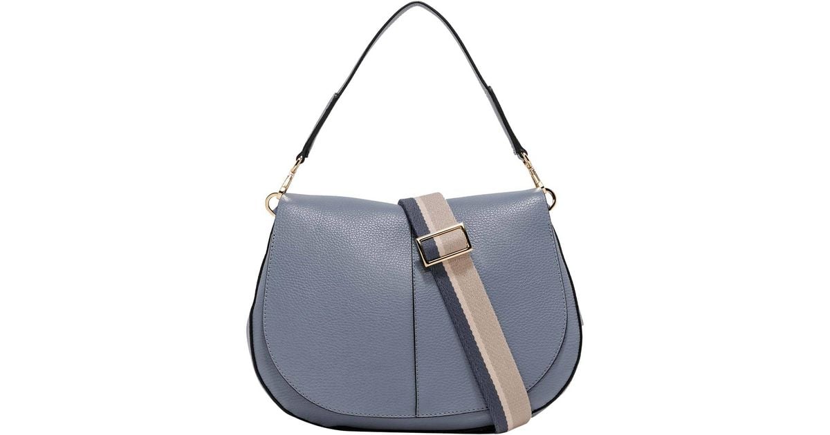 Gianni Chiarini Leather 6037 Celeste Shoulder Bag in Blue | Lyst