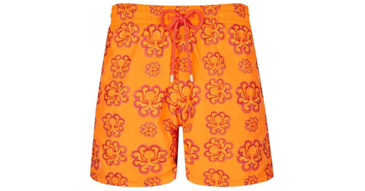 Maillot de bain brodé homme poulpes neon - maillot de bain - mistral