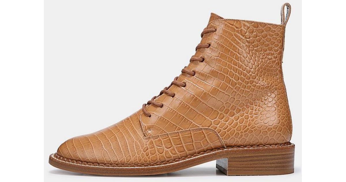 vince croc cabria boot