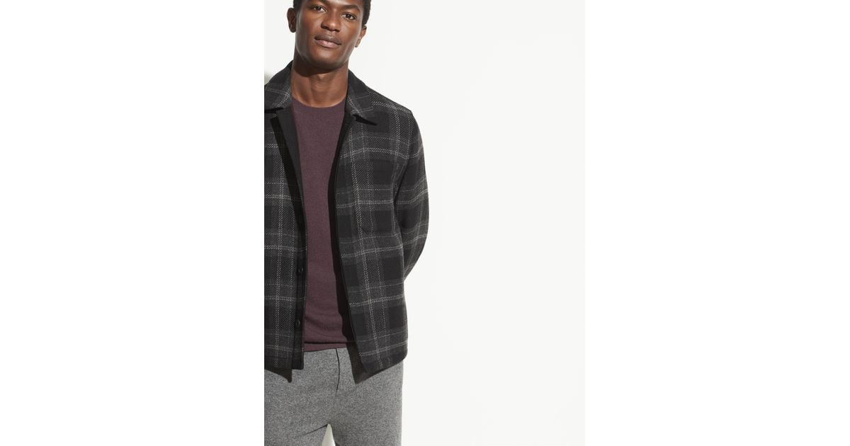 Vince plaid shop shirt jacket