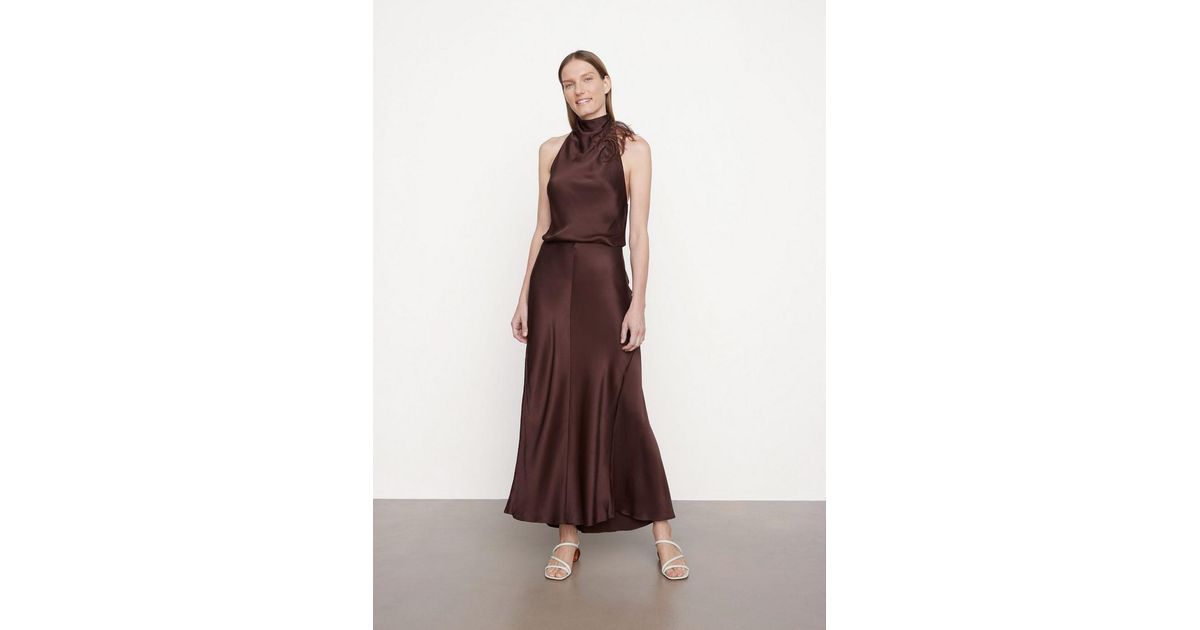 vince brown dress White Cut Out Mini Verana Dress – SABO main image 1