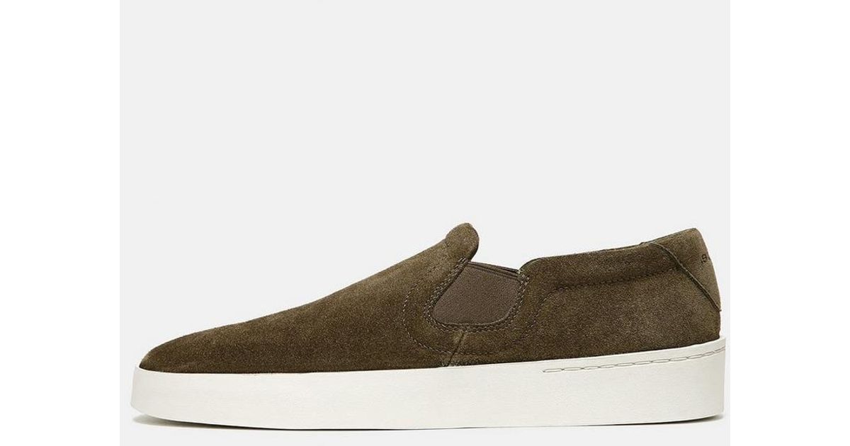 Vince Pacific Suede Sneaker in White for Men Lyst